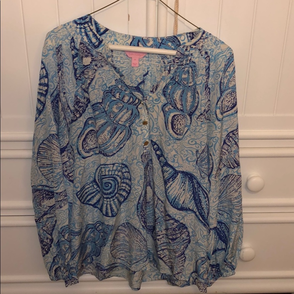 Lilly Pulitzer Elsa Top - Picture 1 of 3